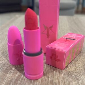 Jeffree Star Velvet Trap in Pink Religion
